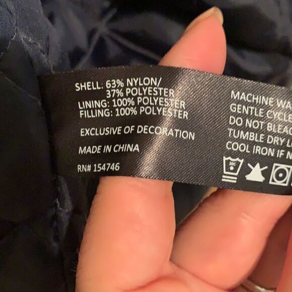 Men’s Mountain and Isles charcoal quilted jacket - Picture 5 of 5